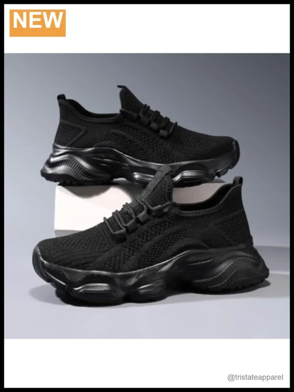 Chunky Platform Sneakers Athletic Walking Shoes Non Slip Breathable Lightweight